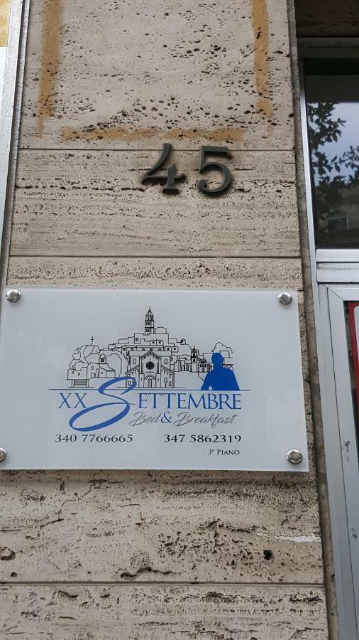 XX Settembre Matera Leilighet Eksteriør bilde